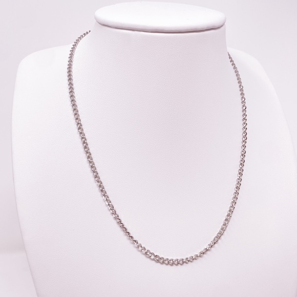 Stainless Steel Silver Necklace - Picture 9 of 10